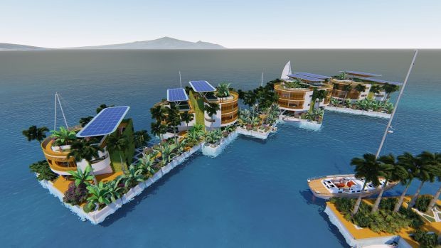 Expectativa é construir 12 ilhas até 2020 (Foto: Blue Frontiers)