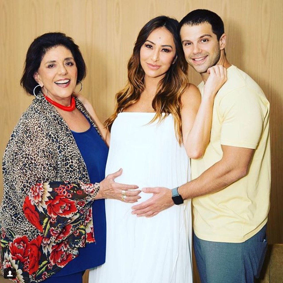 Leda Nagle estava ansiosa para o nascimento da primeira neta Zoe — Foto: Reprodução Instagram Leda Nagle