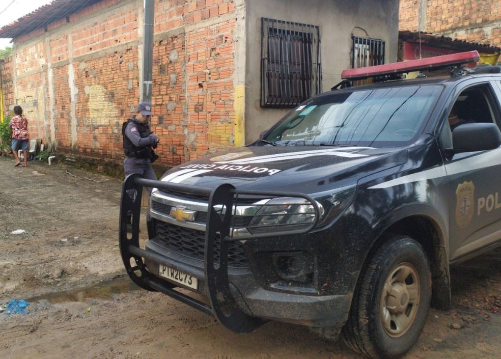 Suspeitos de roubos e homicídios são presos durante operação em São José de Ribamar — Foto: Divulgação/Polícia Civil do Maranhão.