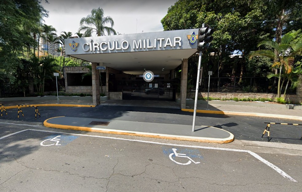 Fachada do clube Círculo Militar, no Paraíso, Zona Sul de São Paulo  — Foto: Reprodução/Google Maps