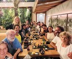 Elenco de 'Pantanal' em jantar | Reprodução