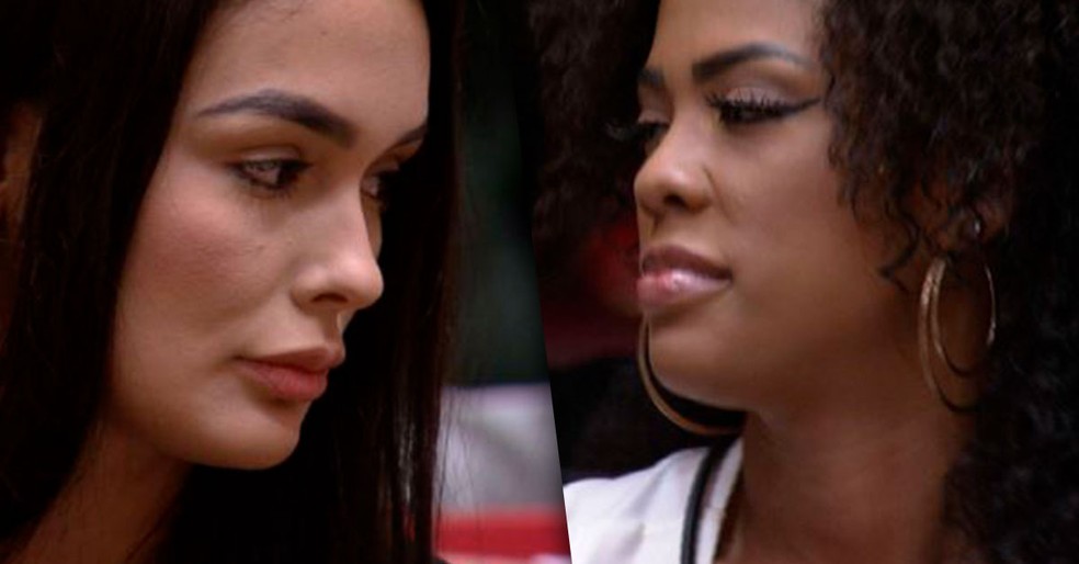 Larissa e Marvvila foram emparedadas pela casa &mdash; Foto: Globo