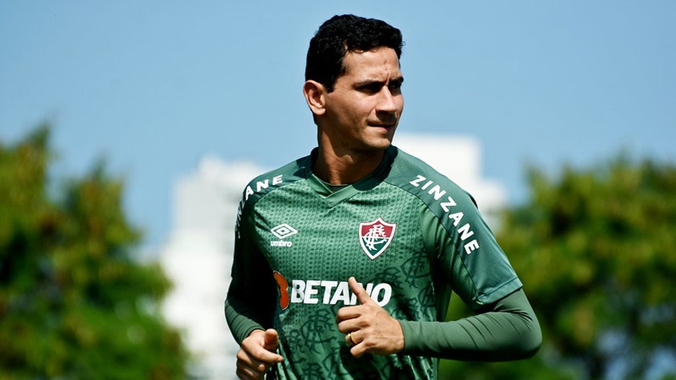Ganso durante treino do Fluminense — Foto: Mailson Santana / Fluminense FC
