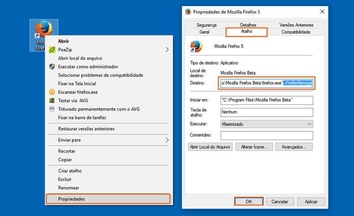 Faça ajustes no Firefox 5 instalado no PC (Foto: Reprodução/Barbara Mannara)
