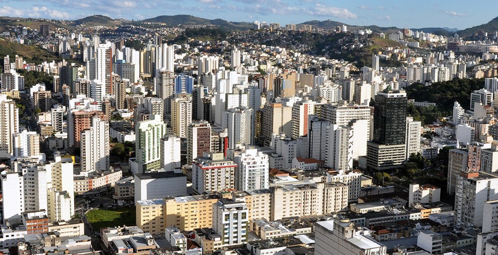 Vista geral de Juiz de Fora — Foto: Carlos Mendonça-Prefeitura de Juiz de Fora/Divulgação