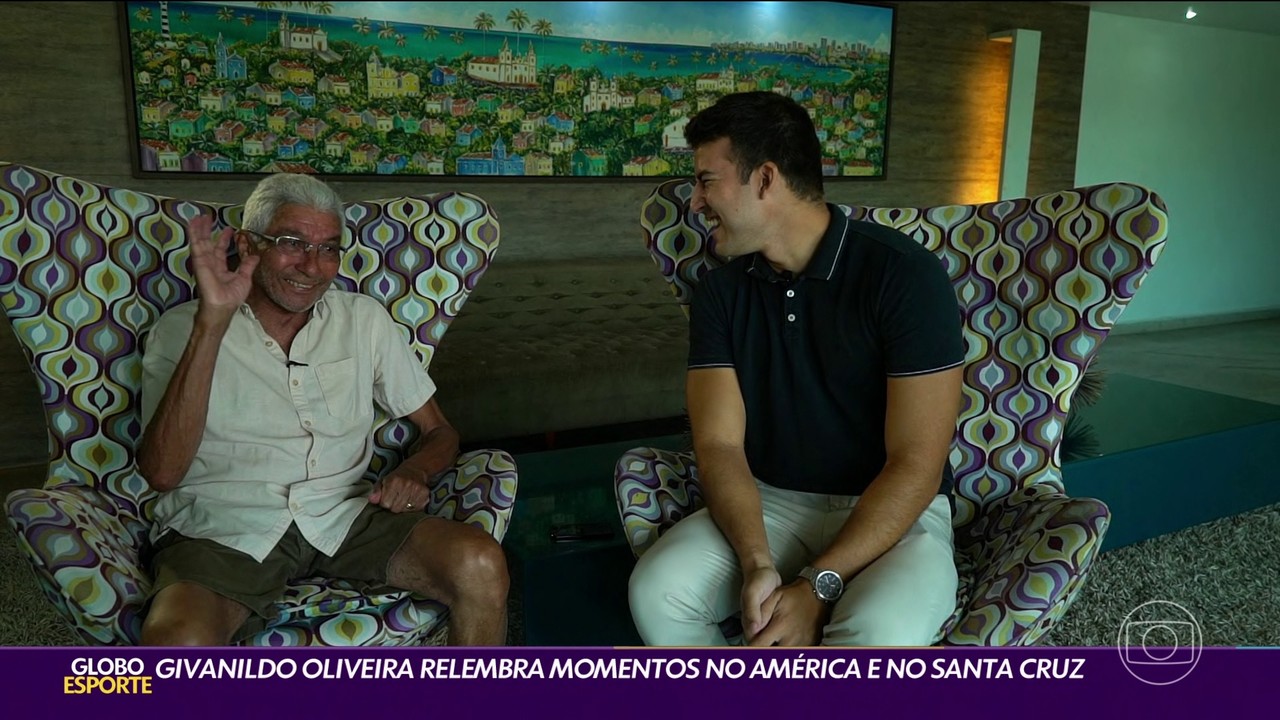 Givanildo Oliveira relembra momentos no América/MG e no Santa Cruz