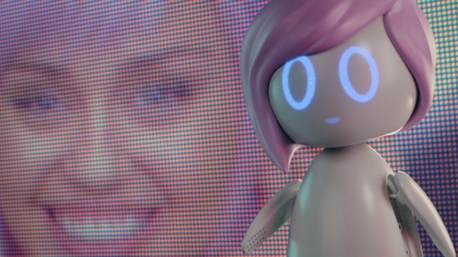 Cena do episódio 'Rachel, Jack and Ashley Too', da série 'Black Mirror'; representantes do setor da tecnologia se dividem sobre o quanto robôs devem se parecer conosco (Foto: DIVULGAÇÃO/NETFLIX/BBC)