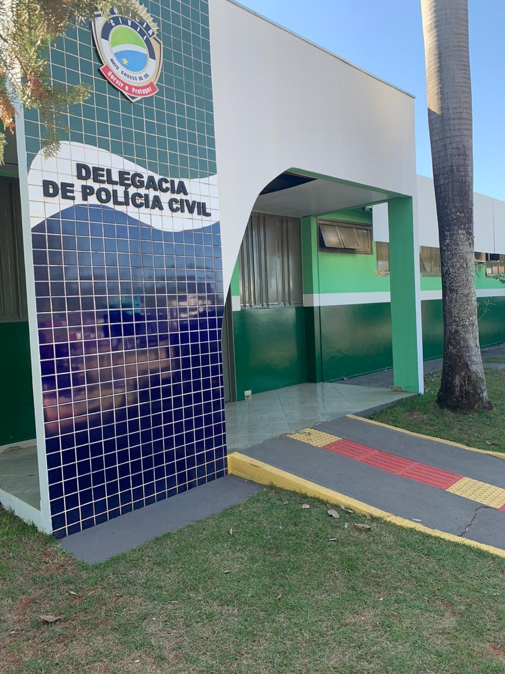 Delegacia da Polícia Civil em Água Clara (MS), onde o caso segue sendo investigado — Foto: Polícia Civil/Divulgação