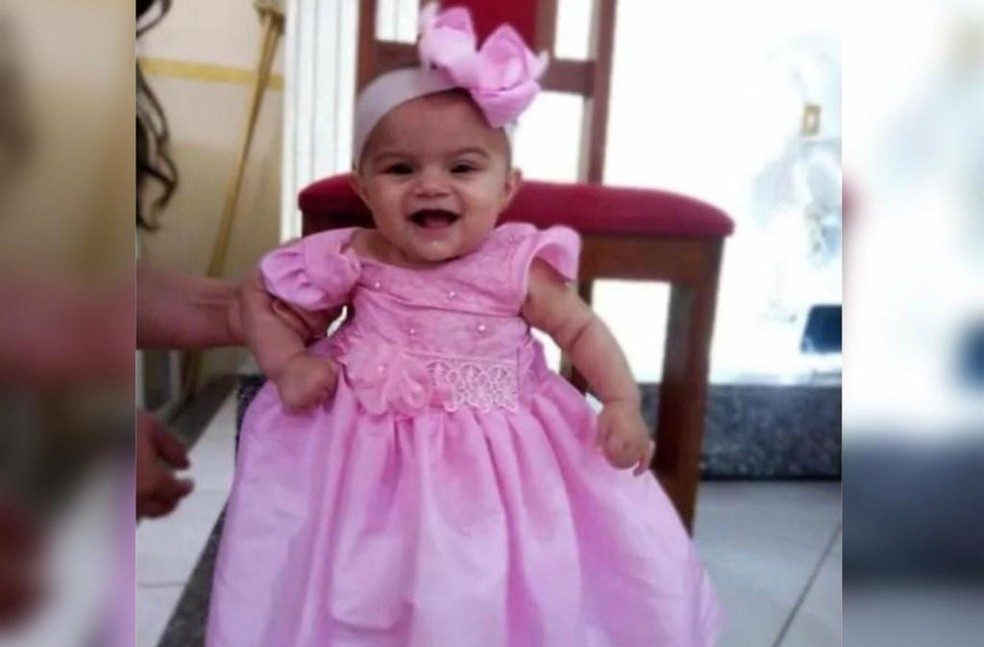 Bebê de 11 meses foi morta pela própria mãe em Novo Oriente, no interior do Ceará — Foto: TV Verdes Mares/Reprodução