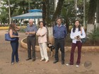 Moradores pedem retirada de ponto de ônibus de praça em Pouso Alegre, MG