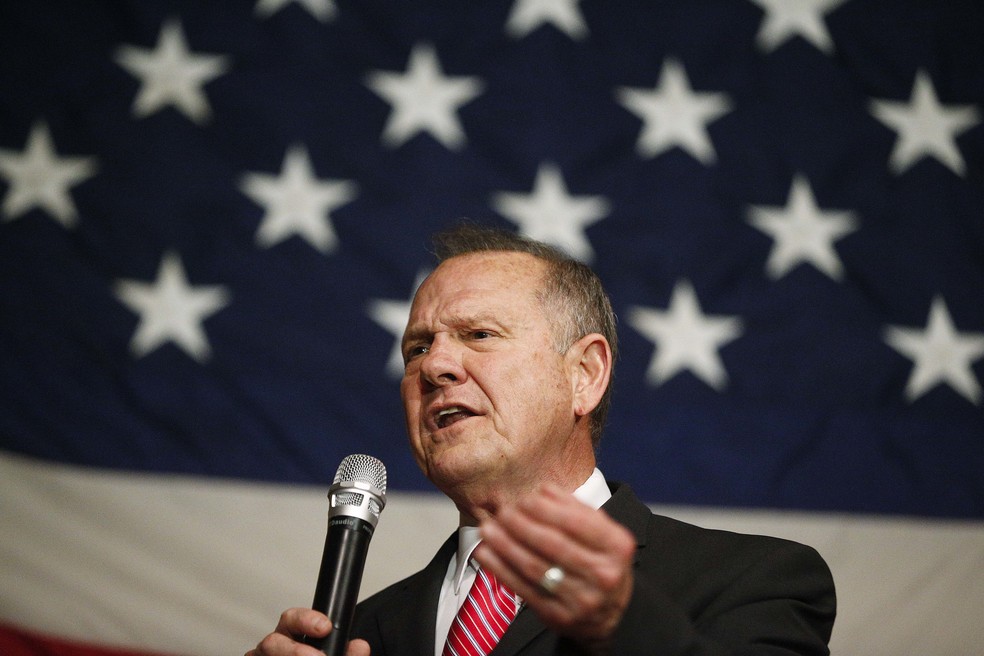 Roy Moore, candidato republicano ao Senado dos EUA (Foto: AP Photo/Brynn Anderson)