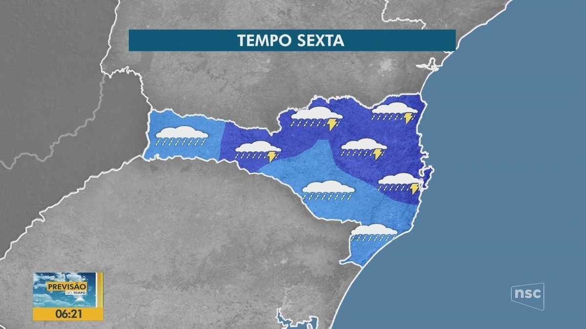 Previsão Do Tempo Indica Chuva Para Sc Nesta Sexta Feira Santa Catarina G1 