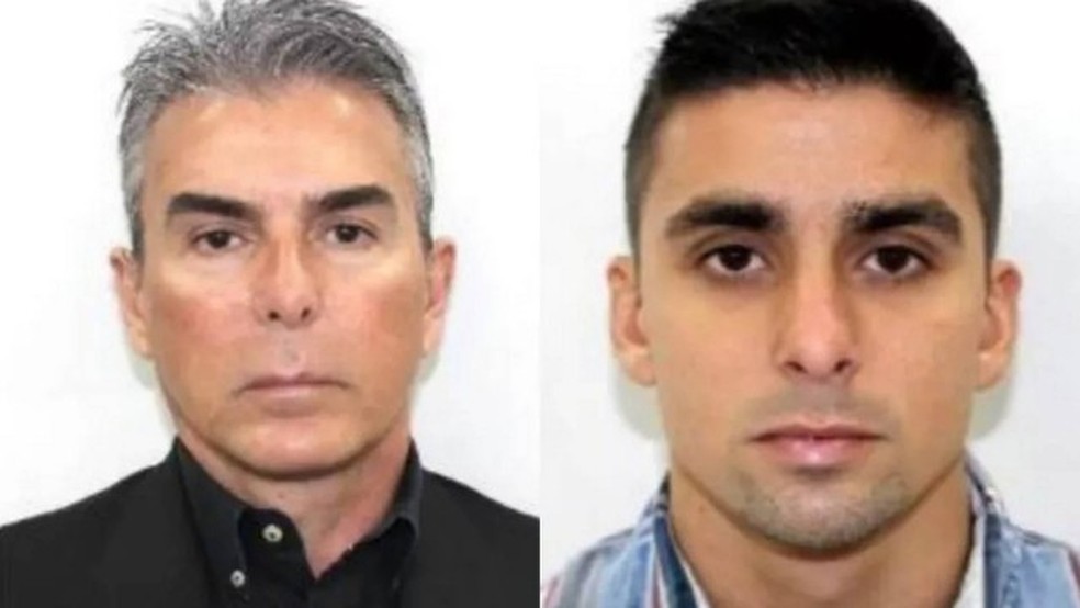 Rogério e Gustavo de Andrade: procurados pela Interpol — Foto: Reprodução