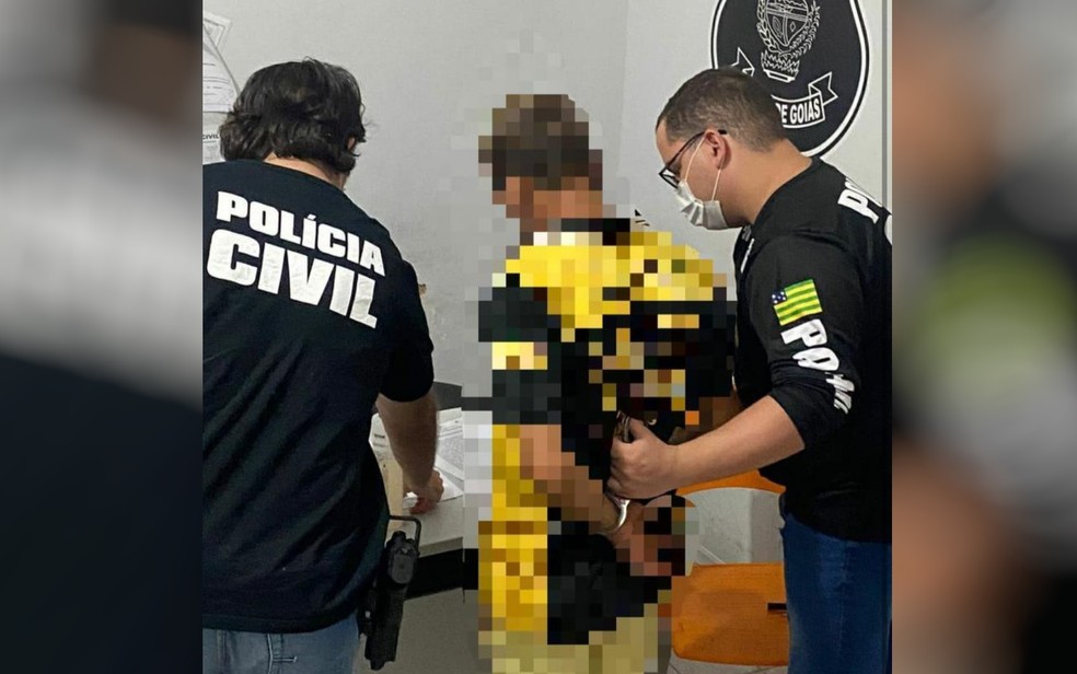 Polícia Civil prende caçador que ajudou nas buscas a Lázaro Barbosa por suspeita de estupro contra adolescente, em Goiás — Foto: Reprodução/TV Anhanguera