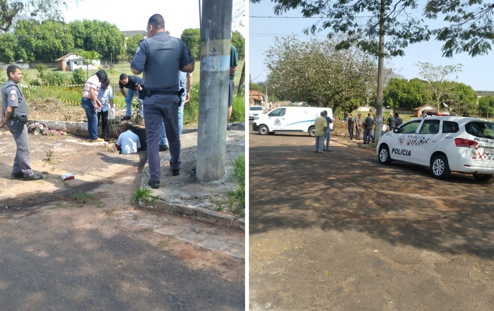 Suspeito de queimar, decapitar e matar homem fica ferido após ser atingido por tiros em confronto com policiais de Cerqueira César — Foto: Divulgação