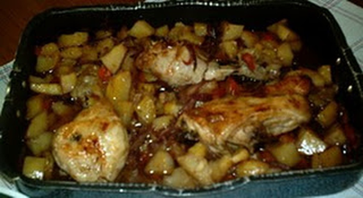Sobrecoxas De Frango Ao Forno Da Nonna