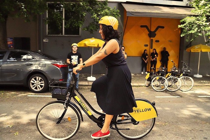 Yellow investe em bicicleta elétrica para enfrentar o tráfego de São Paulo — Foto: Yellow/Divulgação