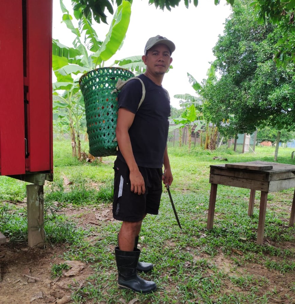 Dione extrativista — Foto: Arquivo pessoal