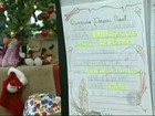 Voluntários devem se apressar para buscar cartas de Natal nos Correios