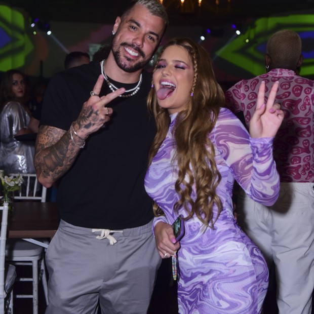 Lipe Ribeiro e Viih Tube (Foto: Leo Franco/AgNews)