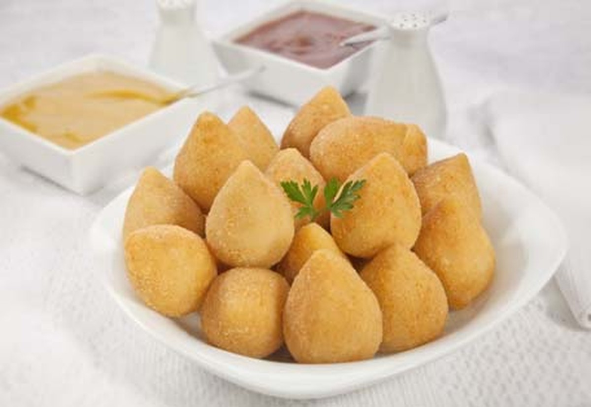 Mini coxinhas de frango | Pães e salgados | Receitas