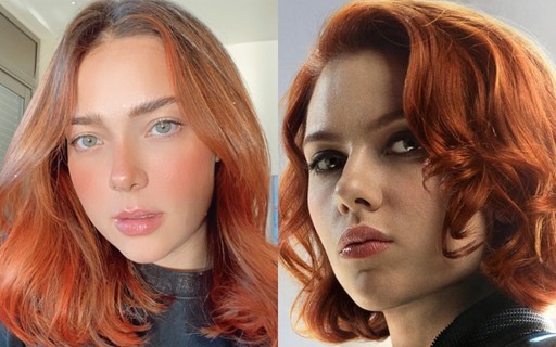 Carol Dantas fica ruiva e se compara a Scarlett Johansson como Viúva Negra