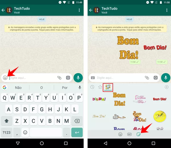 Figurinhas de bom dia para WhatsApp: aprenda como usar no mensageiro |  Redes sociais | TechTudo