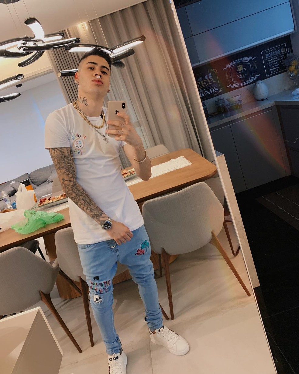 Kevinho posta mensagem apÃ³s ferimento no rosto durante show â Foto: ReproduÃ§Ã£o/Instagram