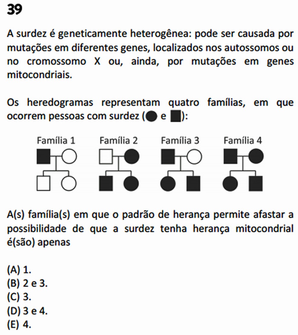 Questão Genética