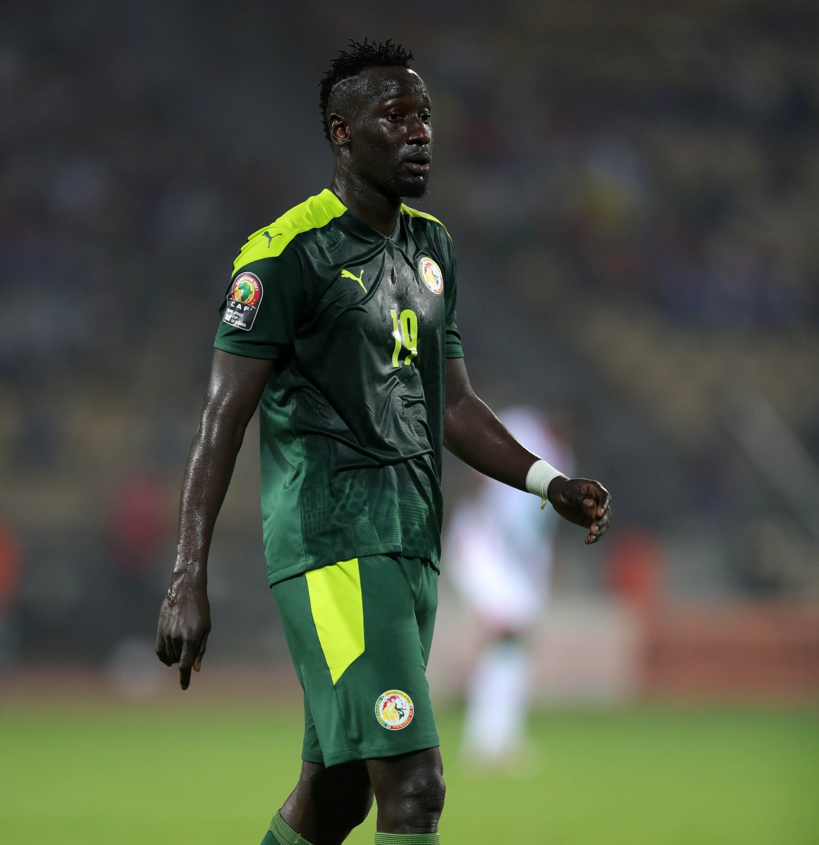 Na ausência de Sadio Mané, Famara Diedhiou é o artilheiro entre os convocados de Senegal com 10 gols — Foto: Divulgação/Confederação Africana