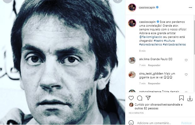Famosos lamentam morte de Paulo José (Foto: Reprodução/Instagram)