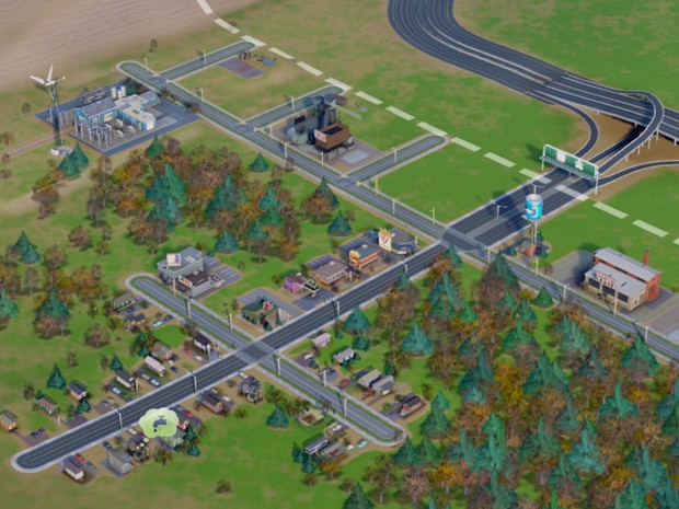 No 1º mês, fundações da cidade foram feitas em 'SimCity' (Foto: Reprodução/G1)