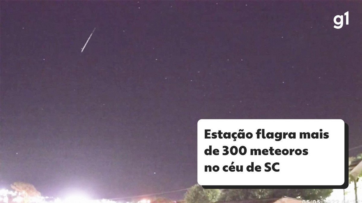 La estación capta más de 300 meteoros en el cielo de Santa Catarina;  video