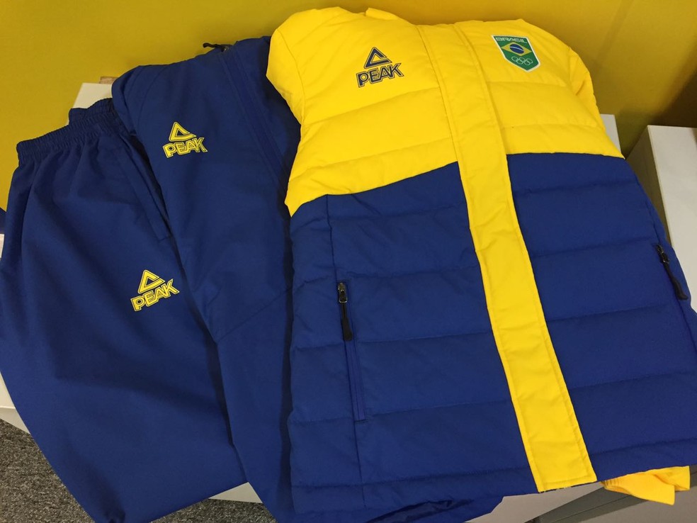 Team Brazil uniforms for the 2018 Winter Games (Photo: Raphael Andriolo)