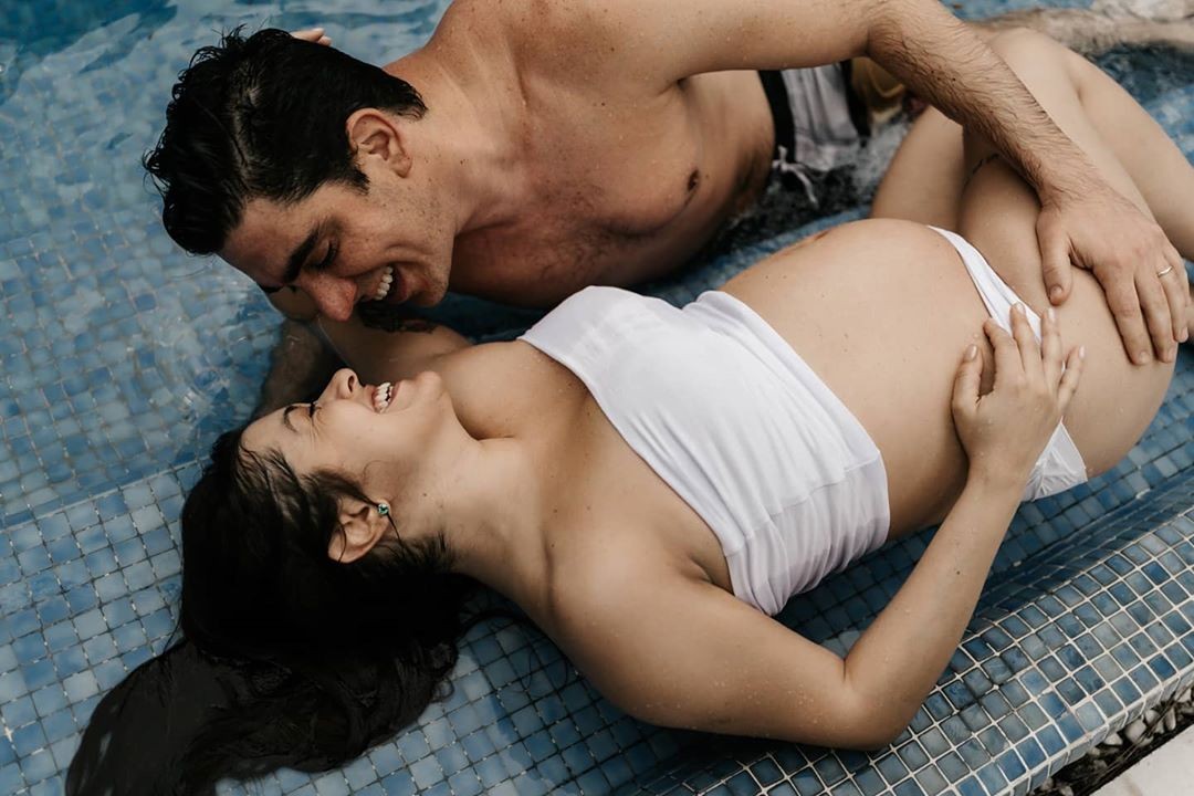 Marcelo Adnet e Patrícia esperam 1ª filha  (Foto: Reprodução/Instagram)
