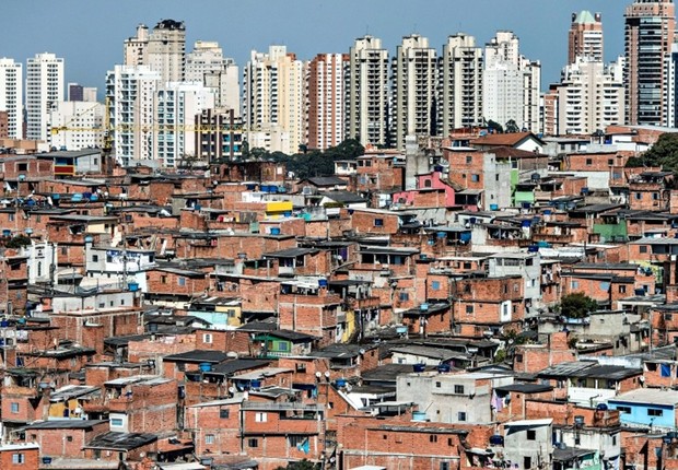 Favela de Paraisópolis, em São Paulo ; desigualdade social ; IDH no Brasil ; PIB do Brasil ; crise no Brasil ;  (Foto: Reprodução/Facebook)