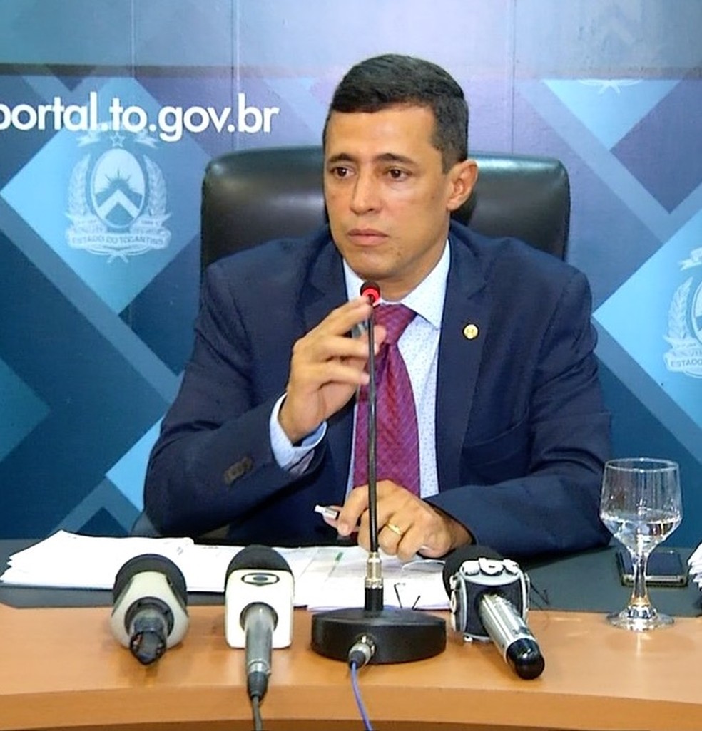 Renato Jayme, secretártio de saúde do Tocantins — Foto: Reprodução/TV Anhanguera