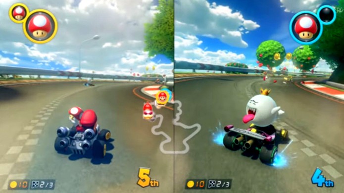 Conversões de Splatoon e Mario Kart do Wii U foram exibidas na revelação do Nintendo Switch (Foto: Reprodução/YouTube)