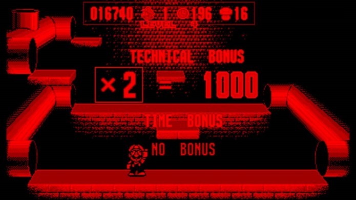 Mario Clash: jogo possuía uma grande limitação gráfica (Foto: reprodução/Youtube)
