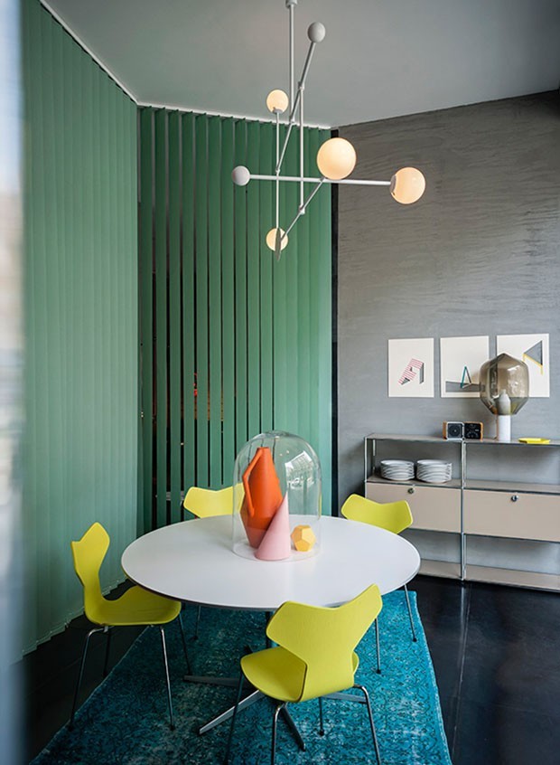 Salas de jantar coloridas: 10 ideias divertidas (Foto: divulga)
