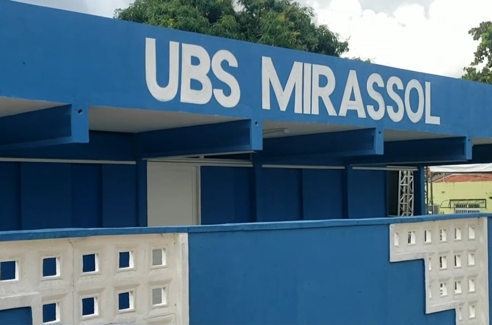 Unidade Básica de Saúde (UBS) de Mirassol, na Zona Sul de Natal — Foto: Reprodução/Inter TV Cabugi