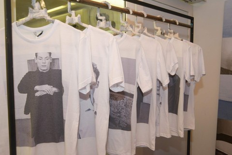 As camisetas da coleção-cápsula   