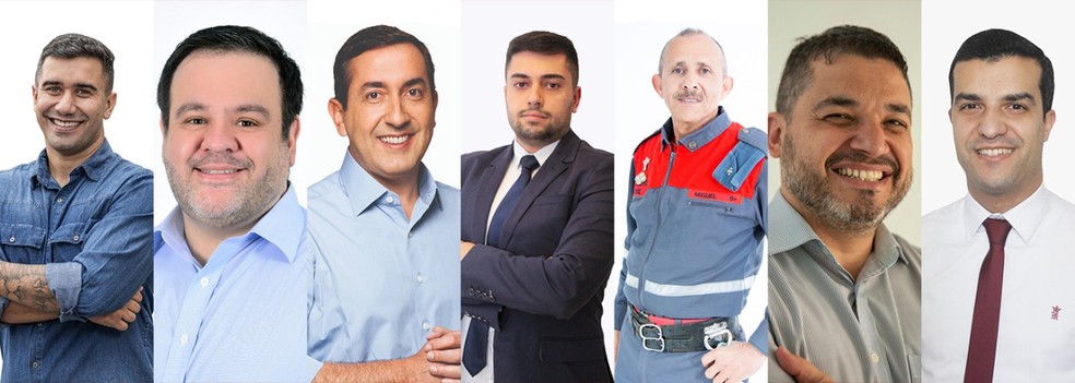 Candidatos a prefeito de Mogi das Cruzes — Foto: Divulgação