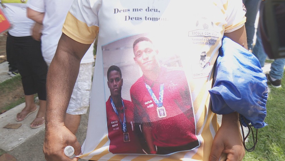 Atletas mortos no incêndio no Ninho do Urubu, em 2019, em Vargem Grande — Foto: Reprodução/TV Globo