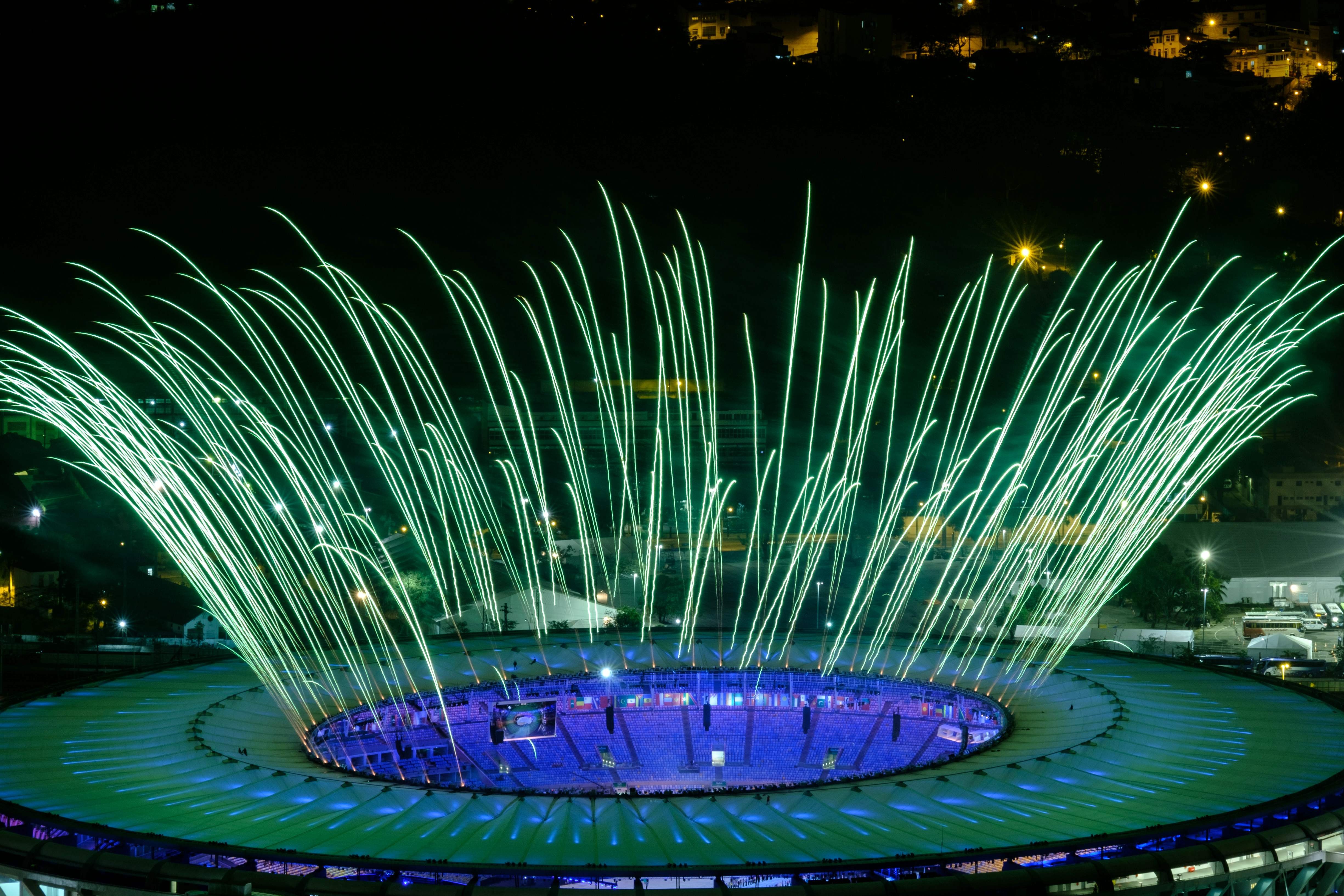 A abertura da Rio-2016, no Maracanã