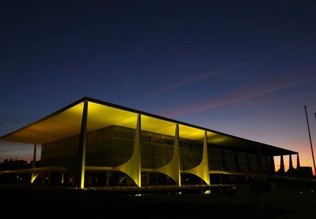 Vista do Palácio do Planalto (Foto: Paulo Whitaker/Reuters)