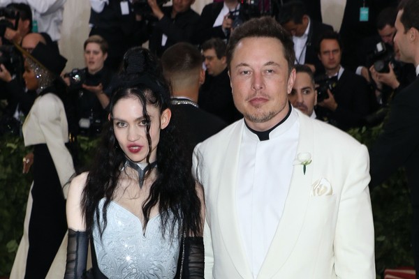 A cantora Grimes e o empresário Elon Musk (Foto: Getty Images)