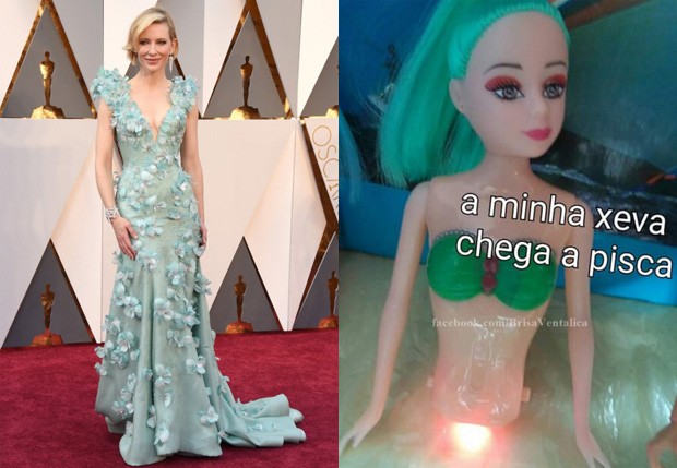 Cate Blanchett foi comparada a sereia (Foto: Reprodução)