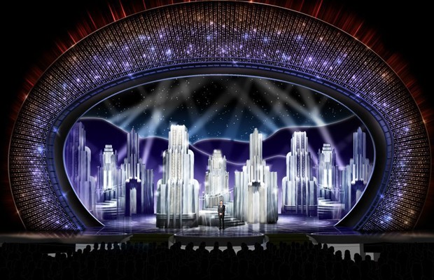 Oscar 2017: mais de 300 mil cristais formam o palco da premiação (Foto: Divulgação)
