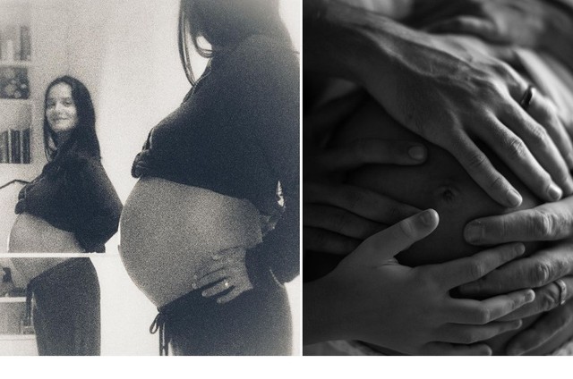 Ana Verena está grávida de oito meses de Fábio Assunção (Foto: Reprodução)